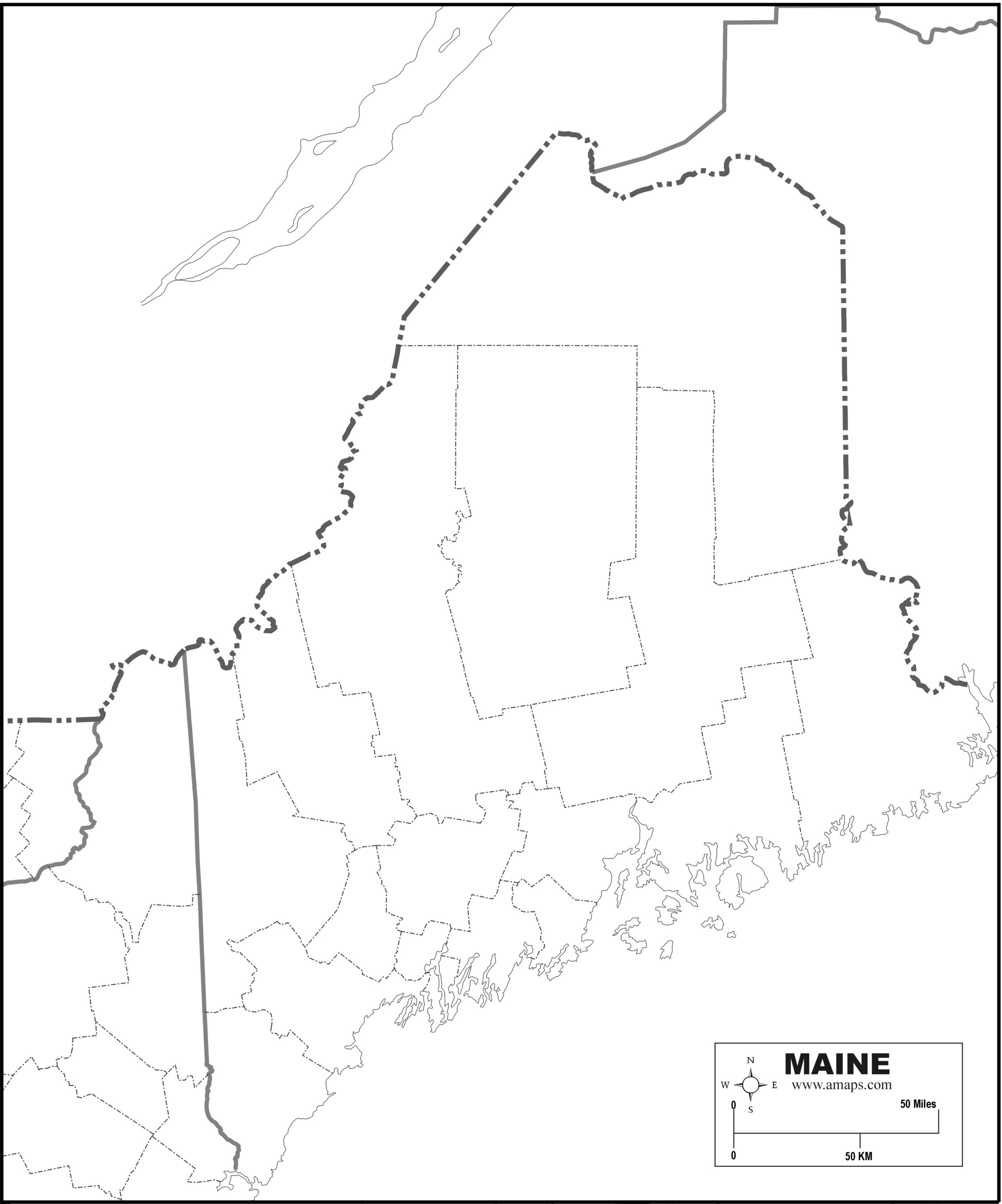 FREE MAP OF MAINE